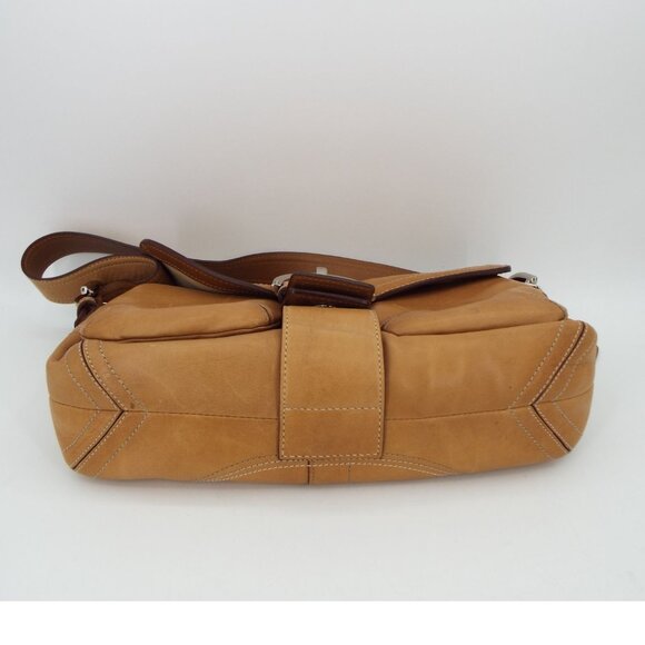 COACH 9434 Tan Leather Soho Shoulder Bag Vintage Y2K - Picture 10 of 15